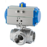 氣動三通內(nèi)螺紋球閥