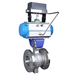 氣動V型調(diào)節(jié)球閥