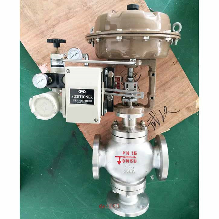 氣動三通調節(jié)閥圖片