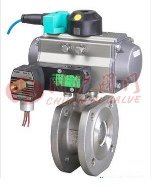 氣動(dòng)對(duì)夾球閥開關(guān)型圖片